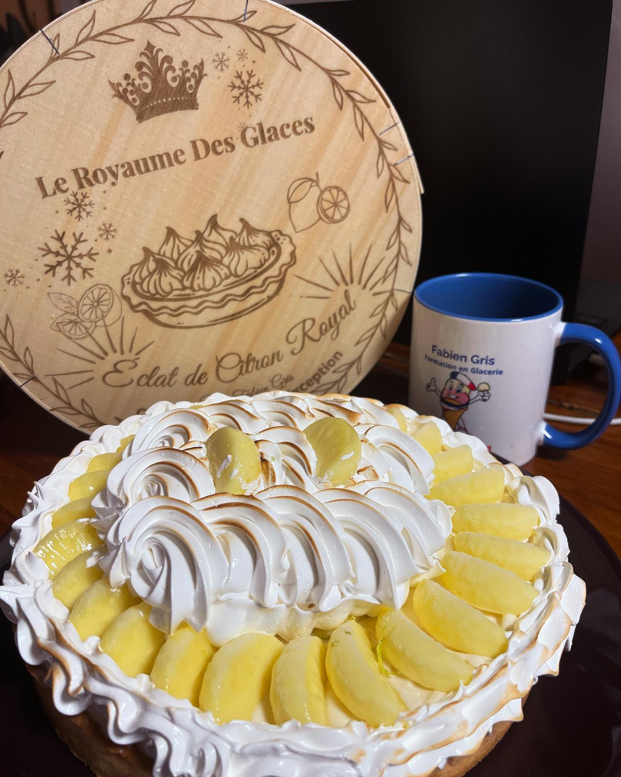 Gâteau glacé citron meringué Le Royaume des Glaces