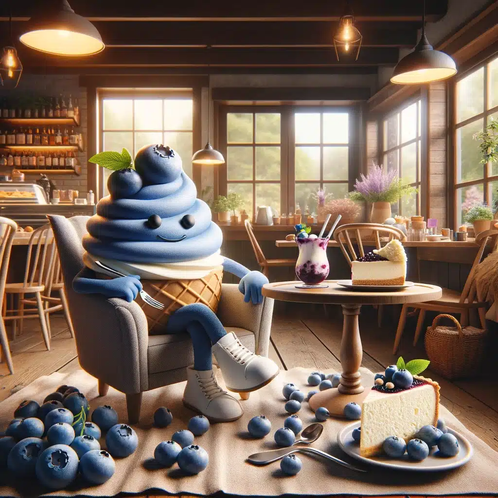 NFT Cheesecake aux Myrtilles Réconfort