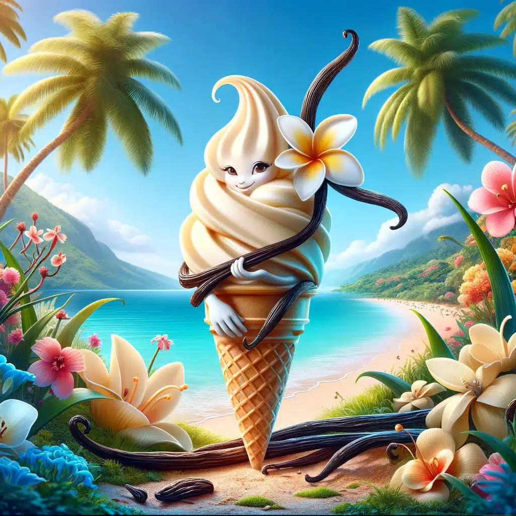 NFT: Vanille Tropicale Élégance