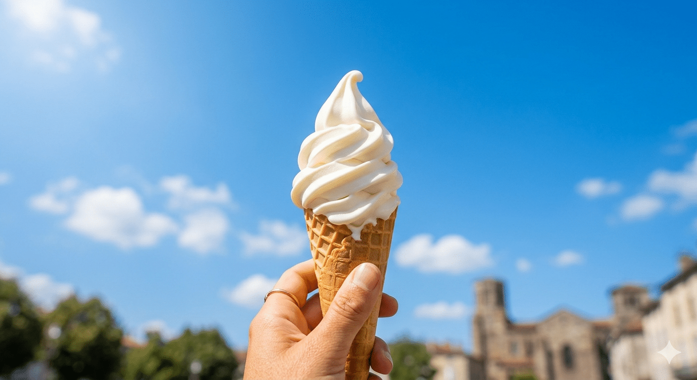 Glace italienne à Brioude