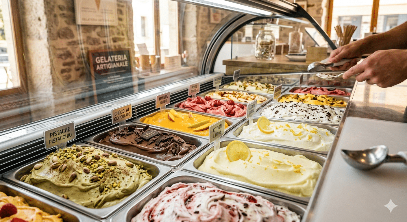 Gelato artisanal à Brioude